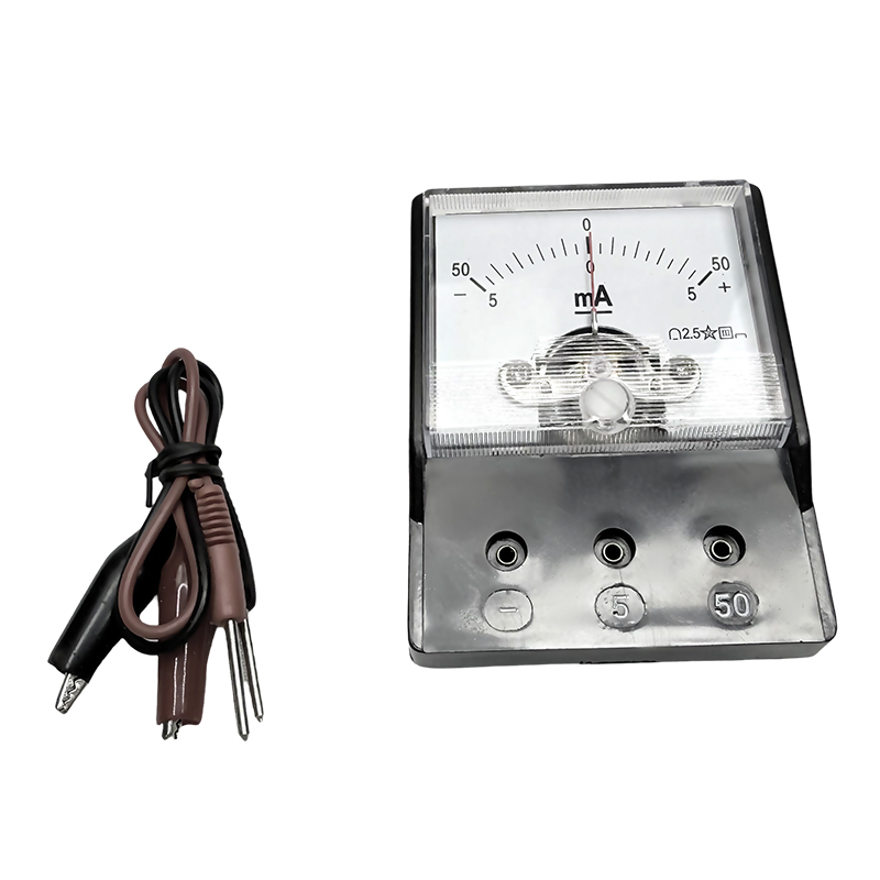 Primaria schola milliammeter DC currente: -5mA-0-5mA / -50mA-0-50mA