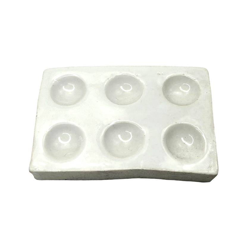 Laboratorium usum 6 foramina fictilem ceramic coloris coloris reactionem laminam