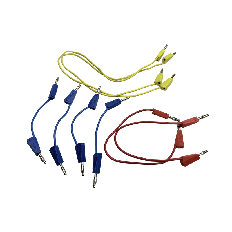 Instrumentum docendi probandi filum connectens pro laboratorio electrico fixa obturaculum test filum posuit ornamentum cables