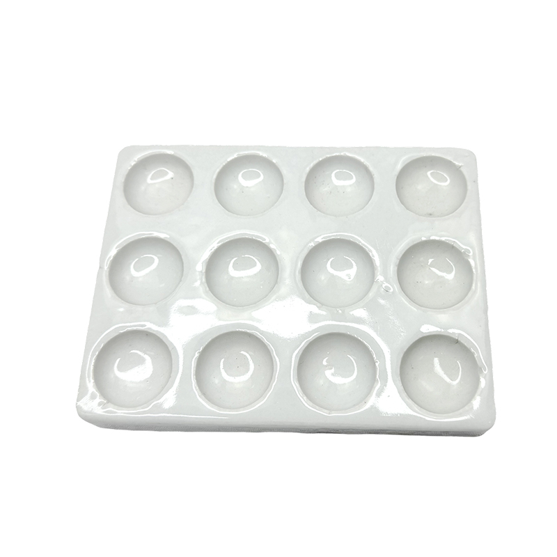 Laboratorium usum 12 foraminum fictilem ceramic coloris coloris reactionem laminam