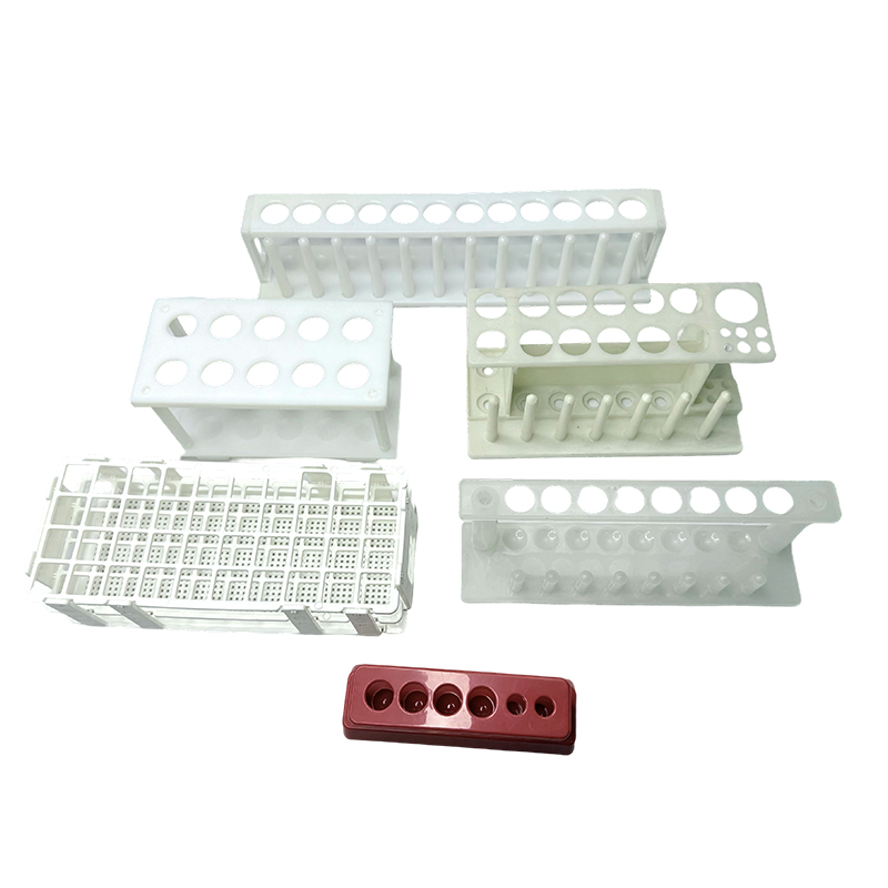 Plastic test tube possessor pro officinarum commeatibus 
