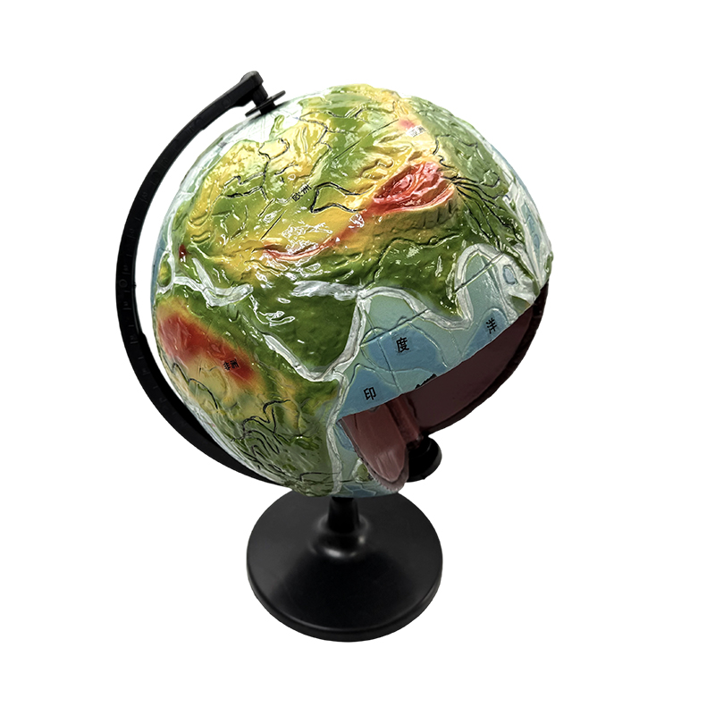 Geographia educationis exemplar, terrae structurae internae exemplar, terrae structurae internae globum exemplar