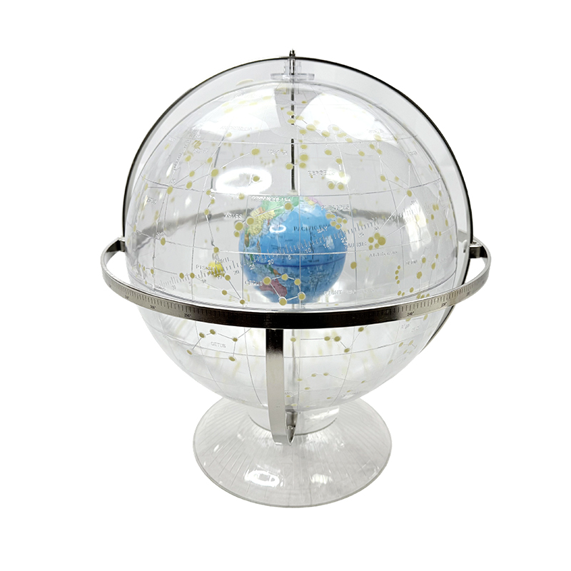 Exemplar globi coelestis perspicui pro scholis mediis geographiae instituendis