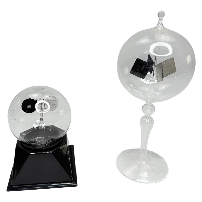 Crookes radiometer levis pressura molendini instrumenti specularis radiator instrumenti corporis experimenti