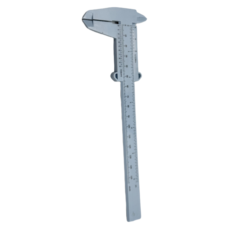 Plastic vernier slide caliper mensuræ instrumentum