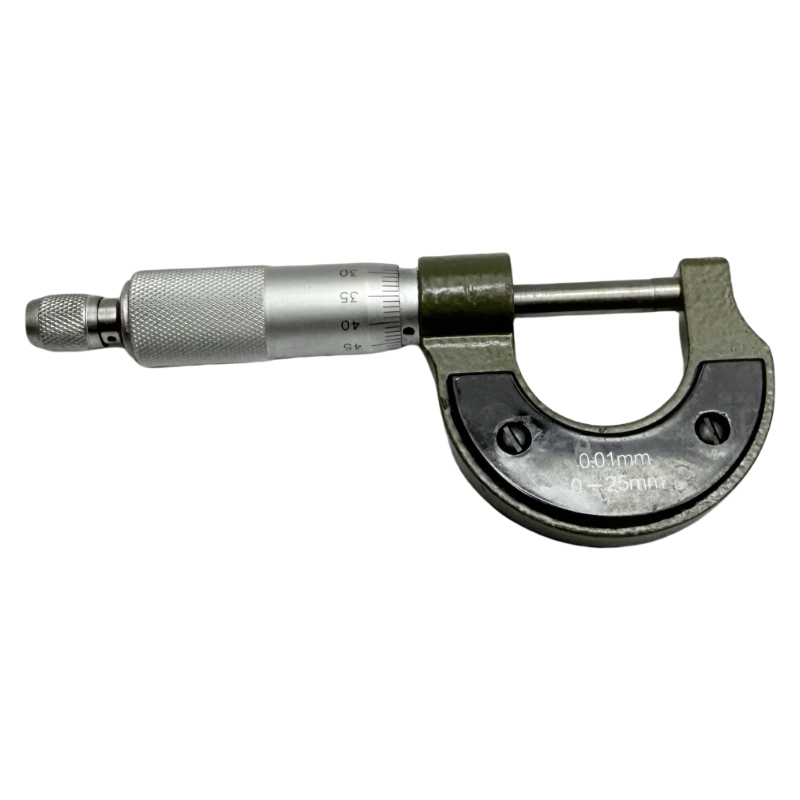 0-25mm spiralis micrometer docens micrometer diametri exterioris subtilissime